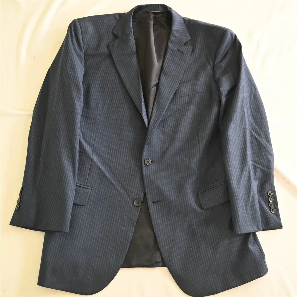 Brooks Brothers‎ 43R 44R Striped Saxxon 1818 Madison Blazer Jacket Sport Coat